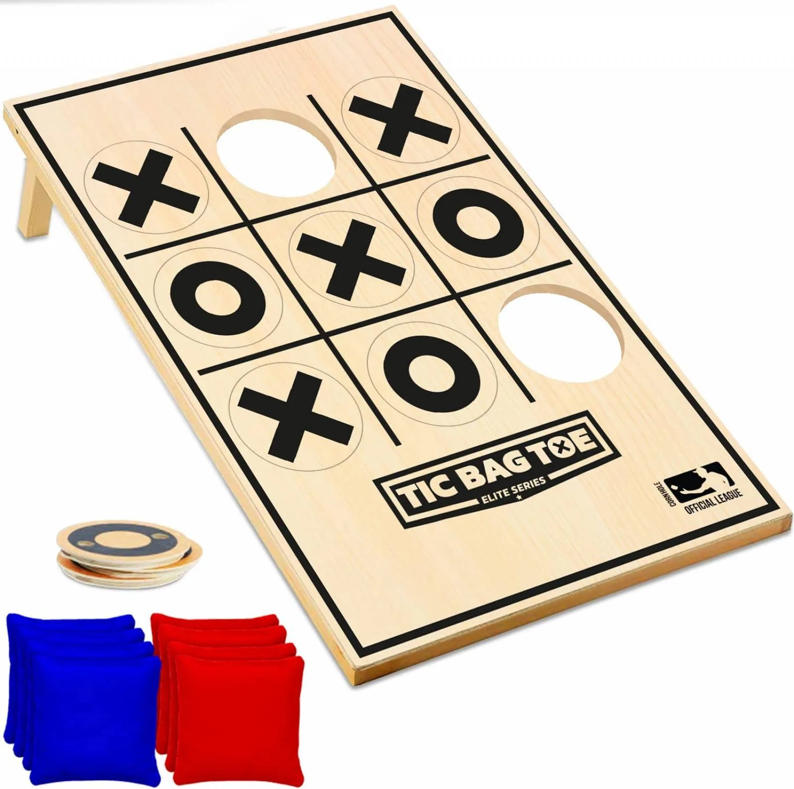 Corn Hole Morpion - Location de jeu pour 1-10 joueurs en region PACA. Corn hole Morpion :    Dimension d'un plateau : 90cm x 60 cm    Poids total : 3 kg    Inclus :1&nbsp;plat