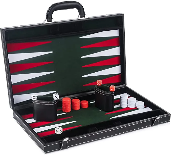 Jeu de backgammon - Location de jeu pour événement en région PACA. Jeu de backgammon de table    50 cm x 40 cm