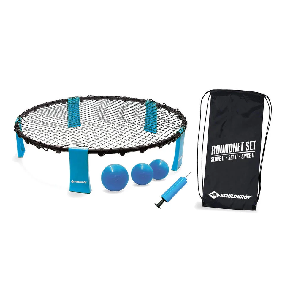 Roundnet set - Location de jeu pour 1-10 joueurs en region PACA. Jeu de roundnet set :&nbsp;    Jeu d'adresse et de reflexe.&nbsp;    Inclus : 1 filet de 90cm de diam + ballon