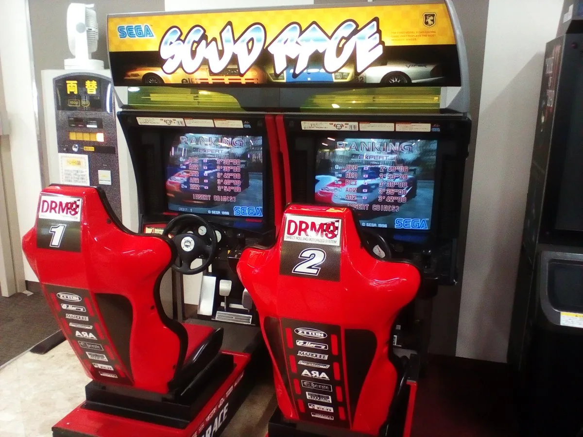 Simulateur de conduite double arcade